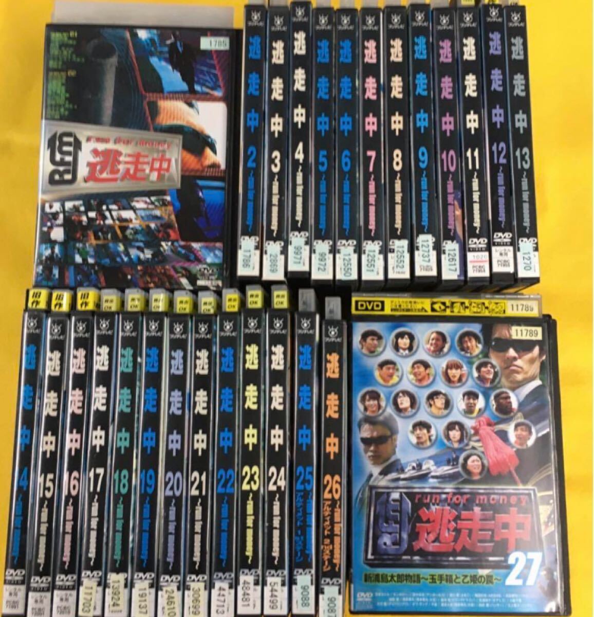Yahoo!オークション - 逃走中 全27巻セット 管理番号8601 DVD レンタル