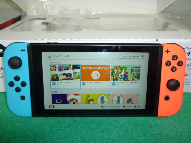 Nintendo Switch 本体 / 付属品完備 / 未対策機 Ver 9 0 1 XAJ40017