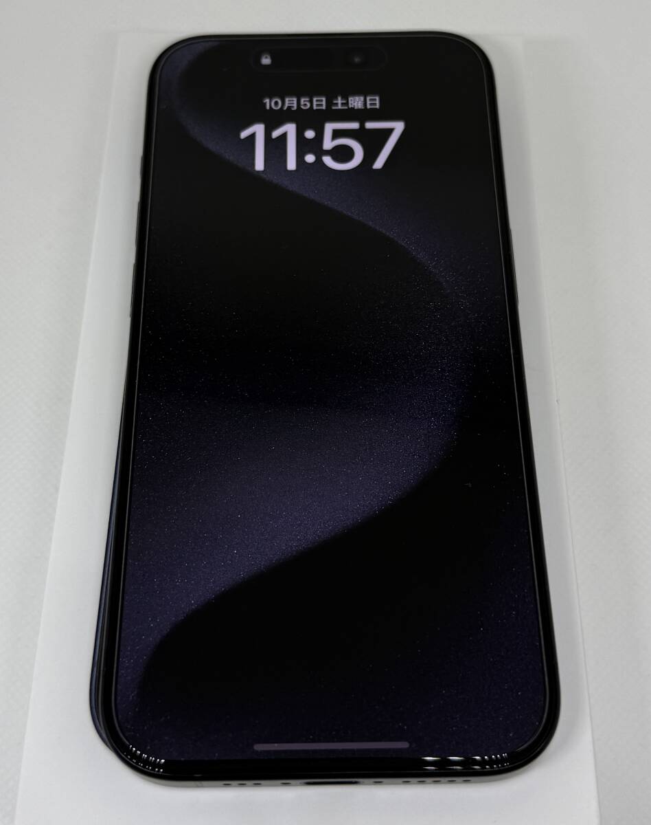 iPhone 15 Pro 256GB SIMフリー ブルーチタニウム バッテリー100％ +