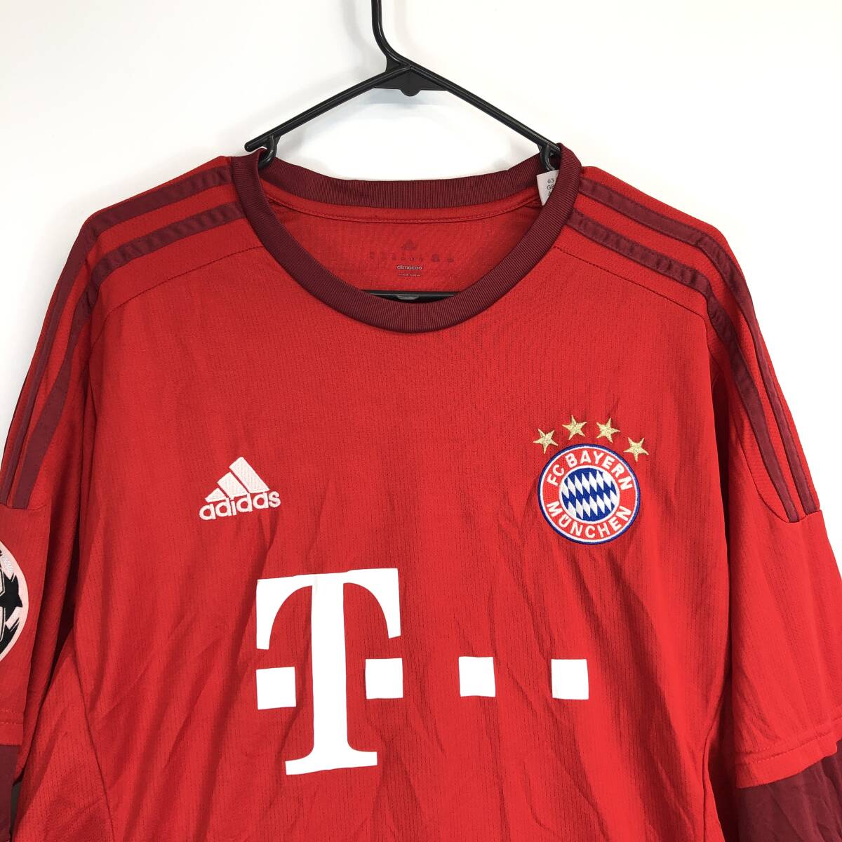 アディダス adidas バイエルンミュンヘン 長袖ユニフォーム レッド