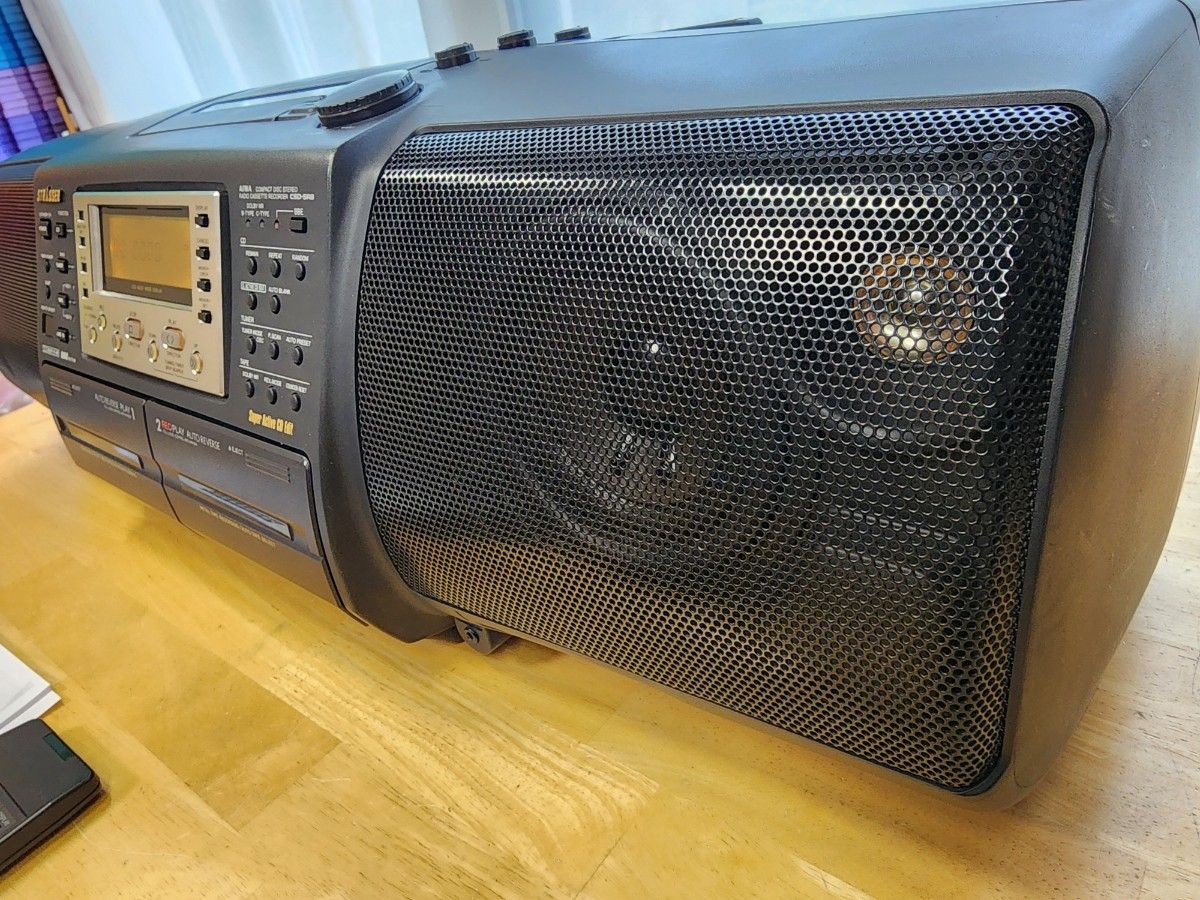 極上】AIWA STRASSER CSD-SR8 Bluetooth搭載CDラジカセ完動品 (No 110