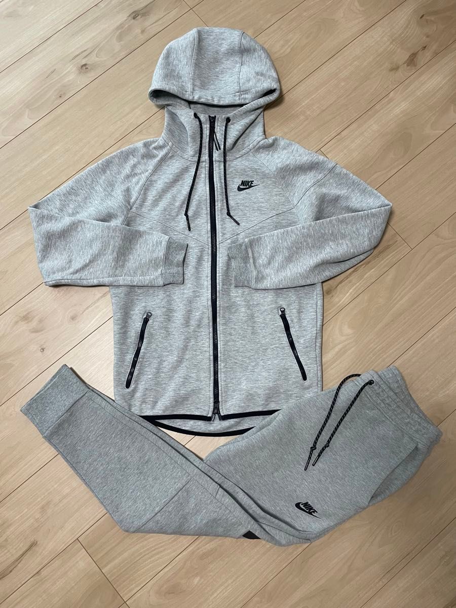 ナイキテックフリース セットアップ 上下セット グレー サイズS/M