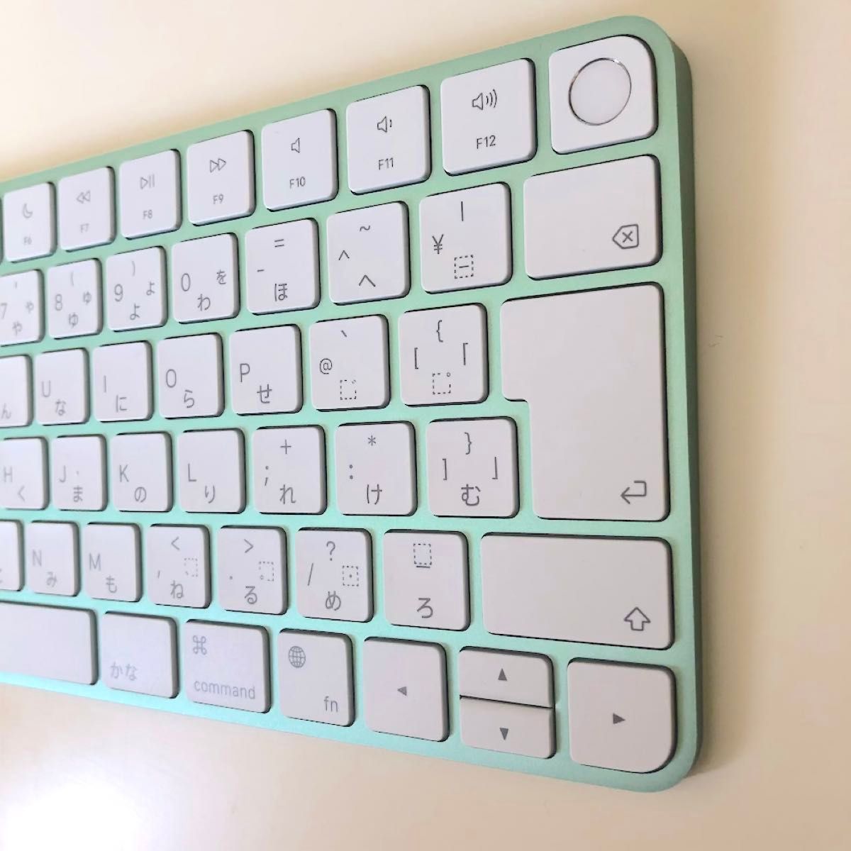 新品にちかい/1回使用】グリーン Apple Magic Keyboard マジック
