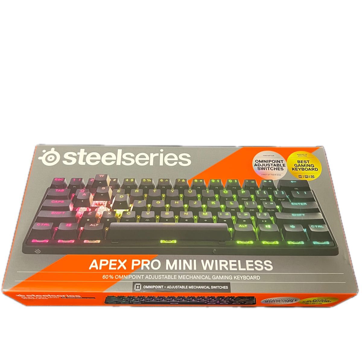 訳あり】SteelSeries APEX PRO MINI wirelessゲーミングキーボード