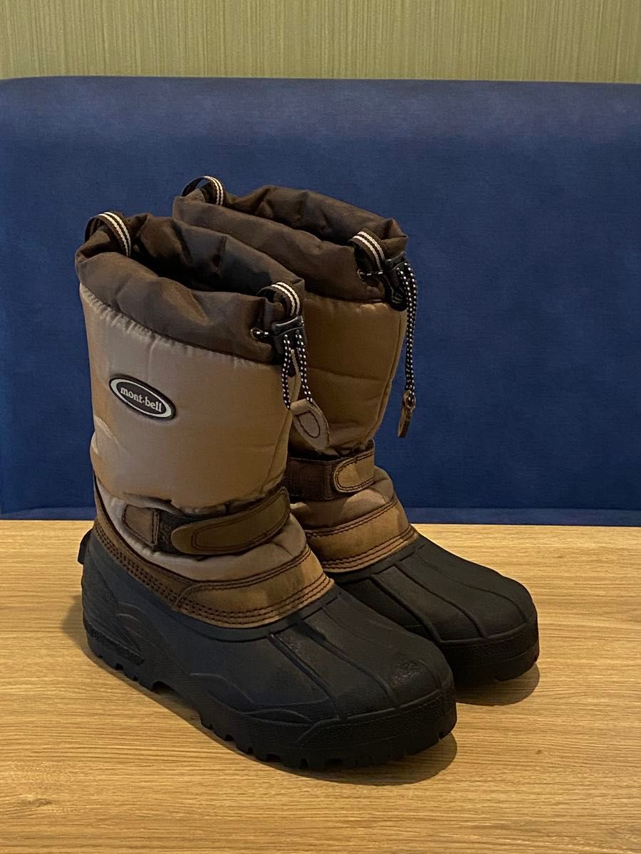 モンベル スノーブーツ 24cm ブラウン ラバーソール｜Yahoo!フリマ（旧