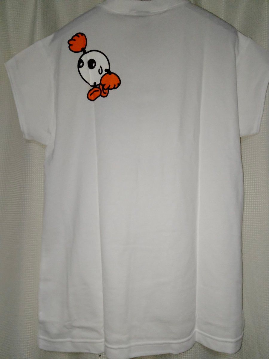デサント 未使用 Tシャツ バボちゃん バレーボール 綿混 吸汗 速乾