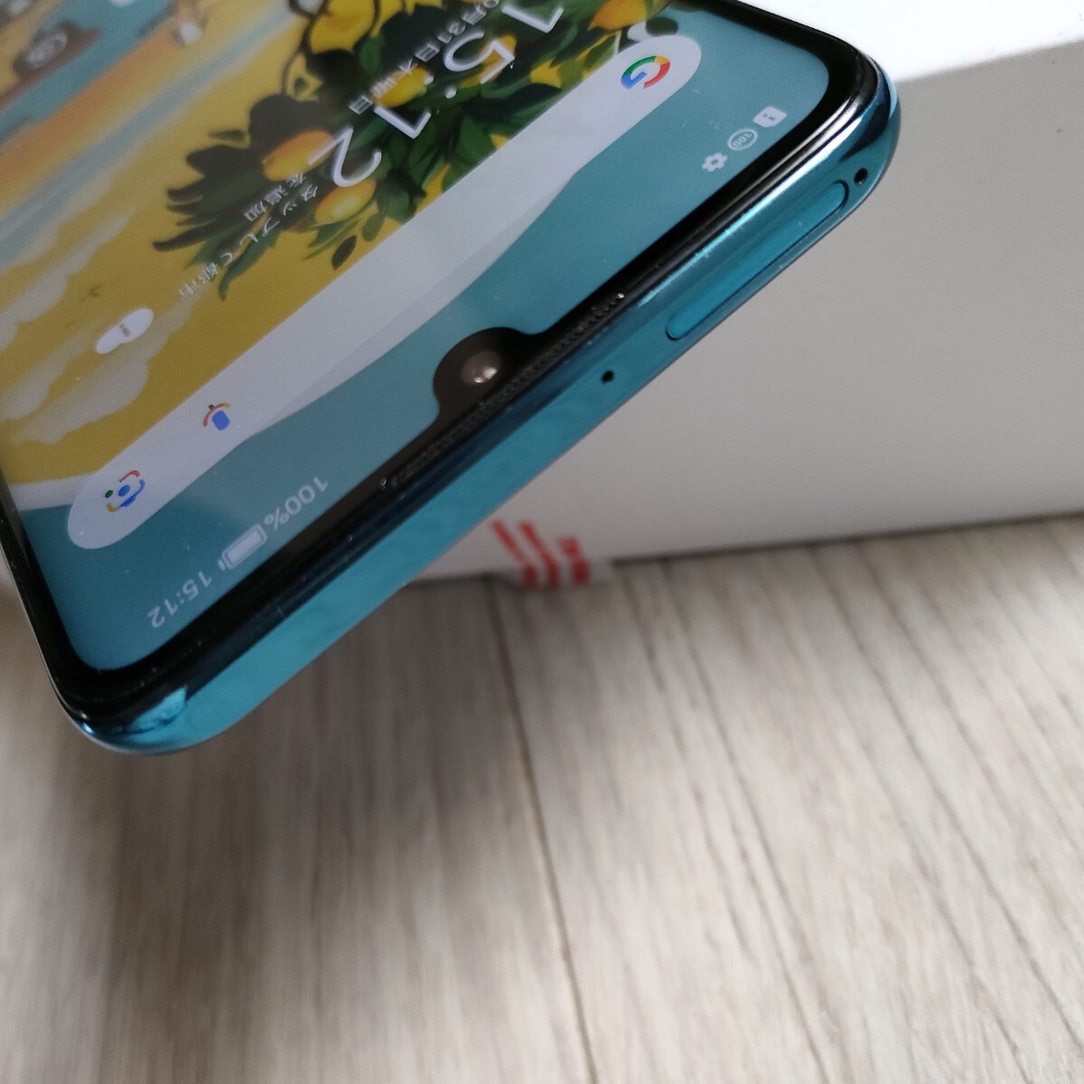 人気機種 「HUAWEI P30 lite」 ピーコックブルー 美品です SIMロック