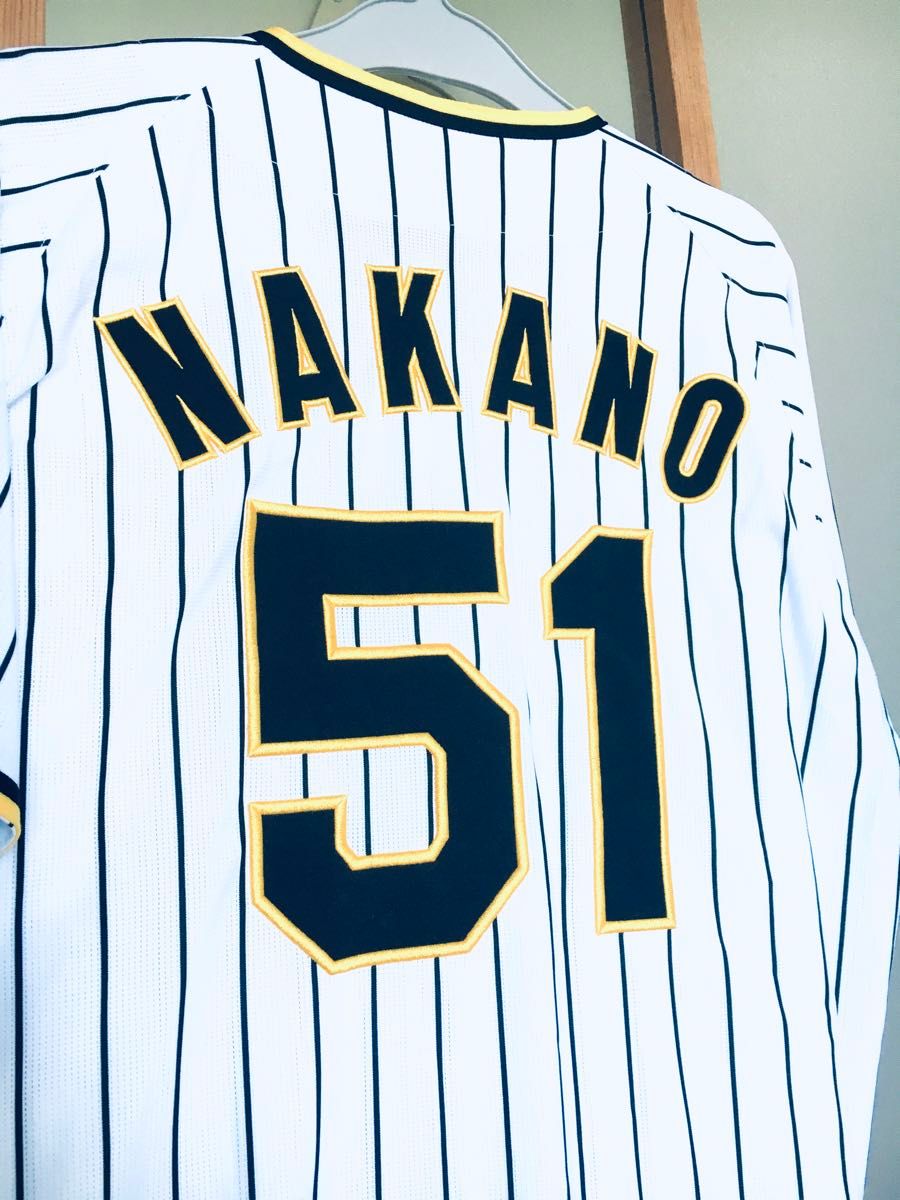 阪神タイガース ユニフォーム 中野拓夢 サイズM ホーム ミズノ 刺繍