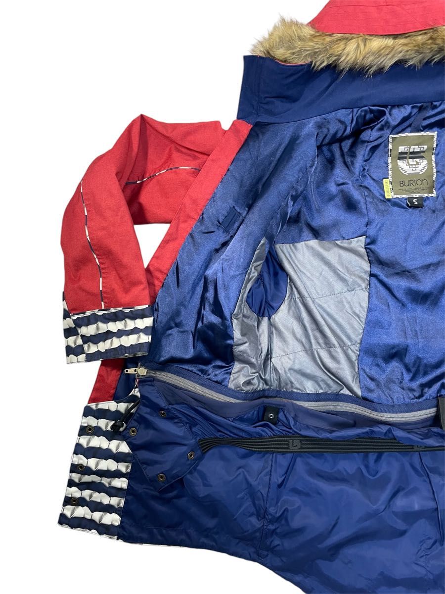 美品 BURTON バートン スノーボードウェア レディース ローズ色 薔薇色