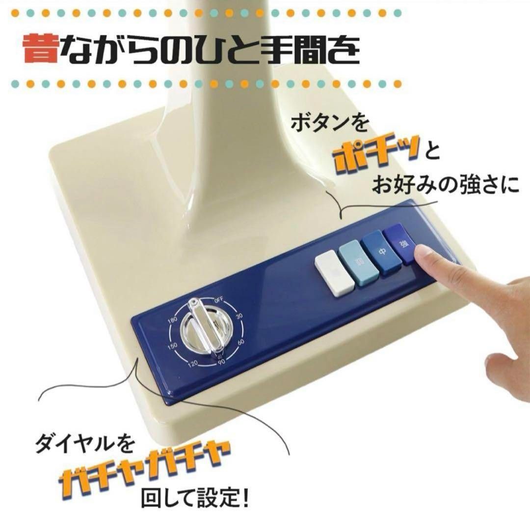 未使用品】おばあちゃんちの 昭和レトロ リヴィング扇風機 インテリア