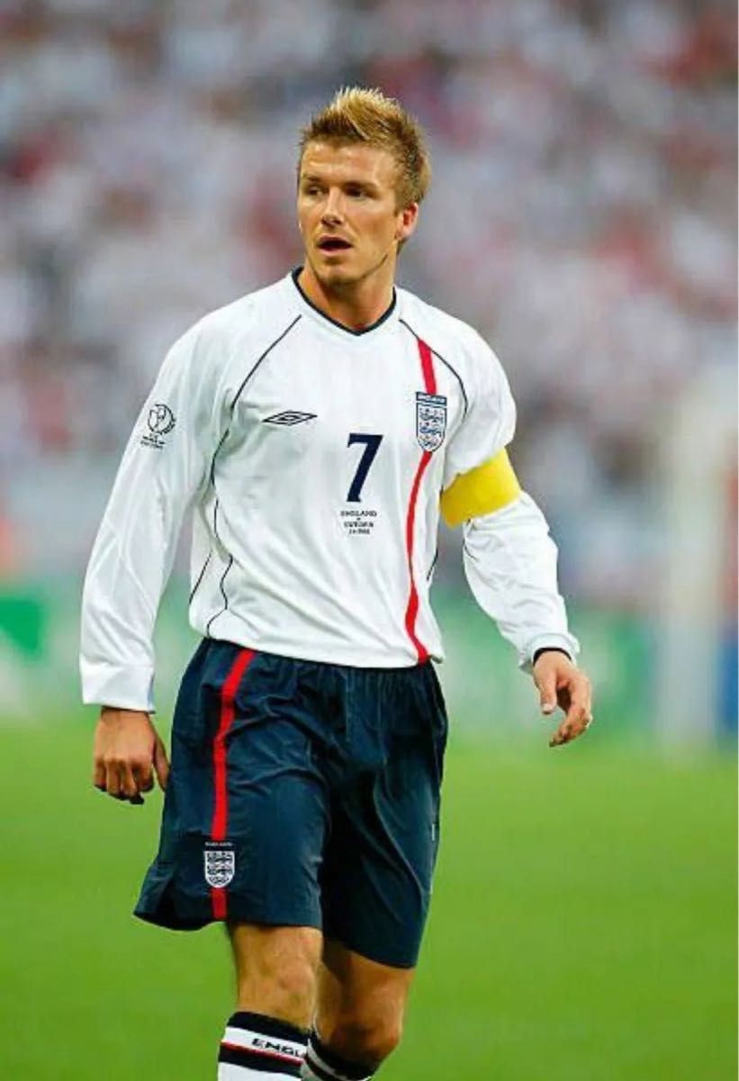 イングランド 2002 ユニフォーム ベッカム 長袖 ユニフォーム