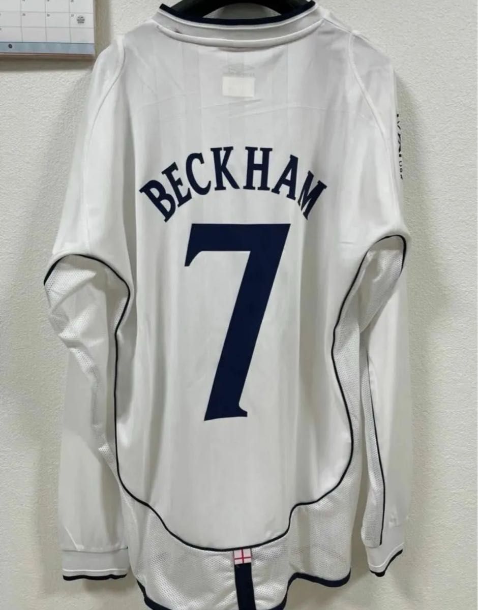 イングランド 2002 ユニフォーム ベッカム 長袖 ユニフォーム