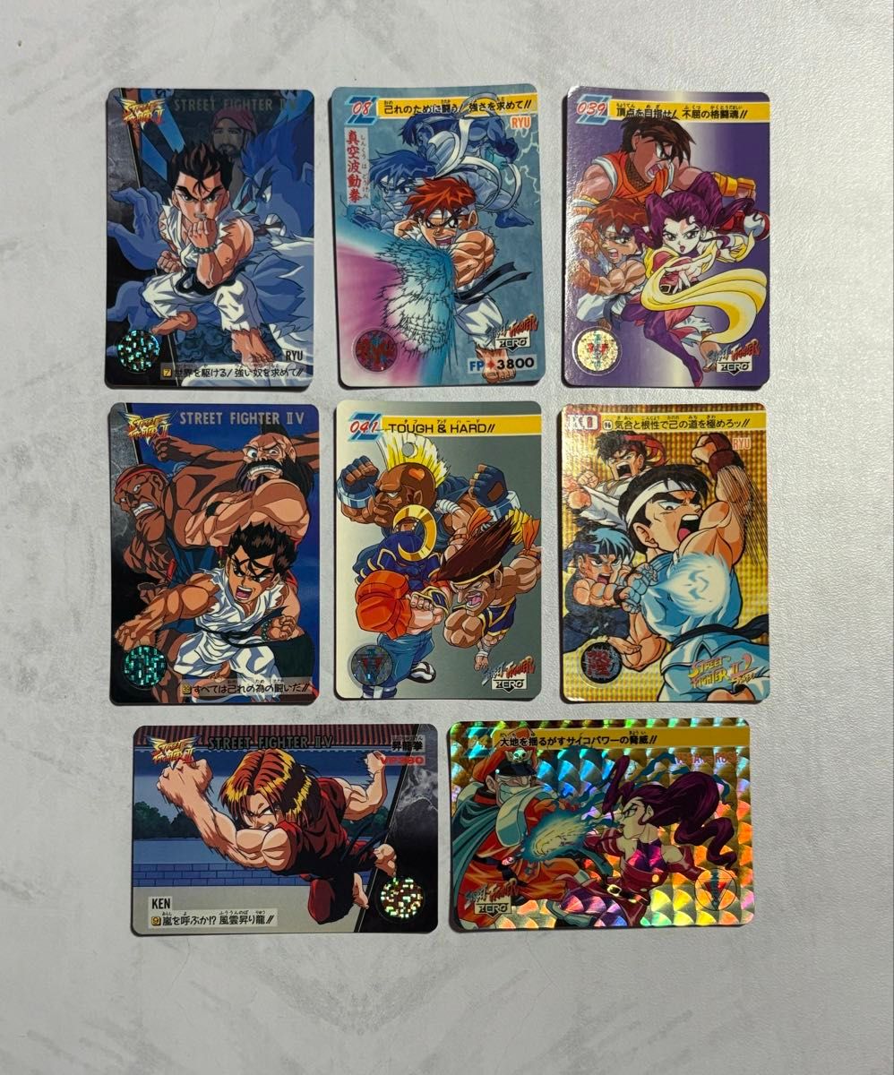 カードダス ストリートファイター2 ZERO 8枚まとめ売り｜Yahoo!フリマ