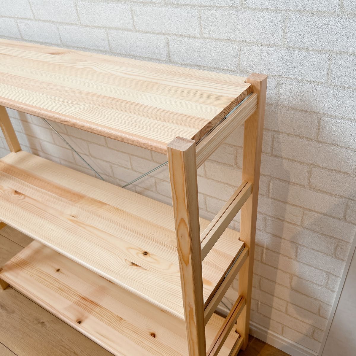 無印良品 パイン材ユニットシェルフ奥行25cmタイプ 86cm幅 小 幅86