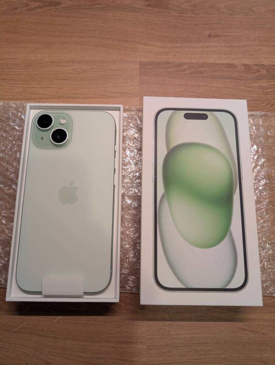 iPhone 15 128GB グリーン バッテリー100% 保証25年1月まで｜Yahoo