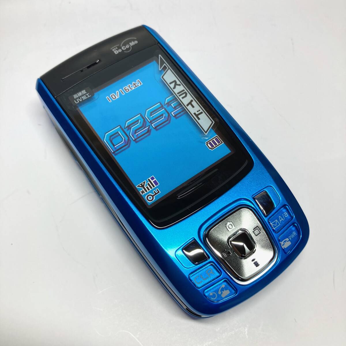 即決 送料無料 展示用模型 モック NTT docomo ドコモ D253i ブルー
