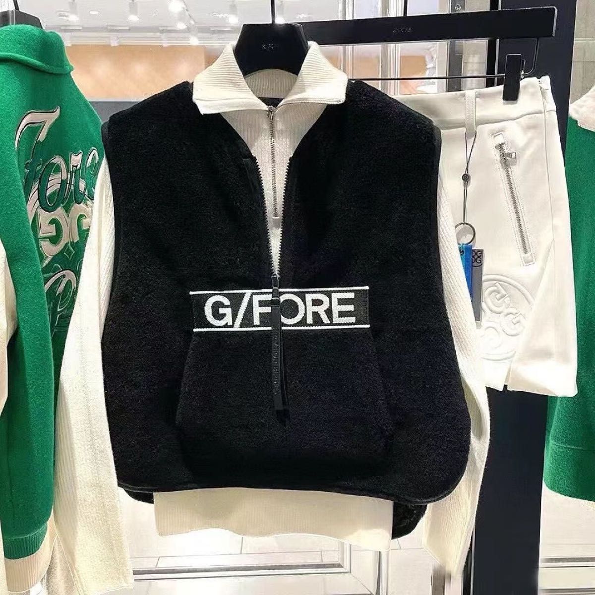 新品未使用☆新作☆G/FOREジーフォアレディースシャツ sizeLホワイト②