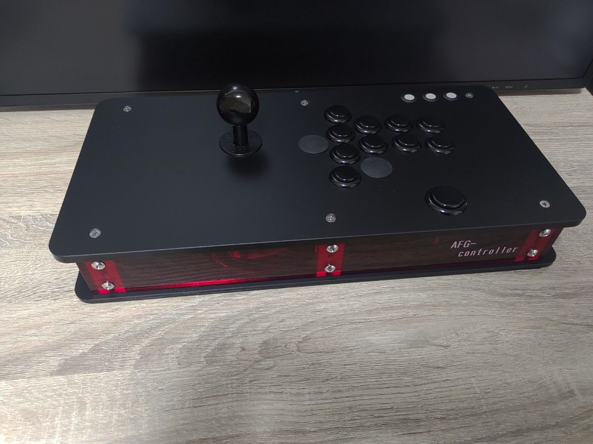 静音 アケコン AFG-コントローラー type-alpha+ レバータイプ 24mm
