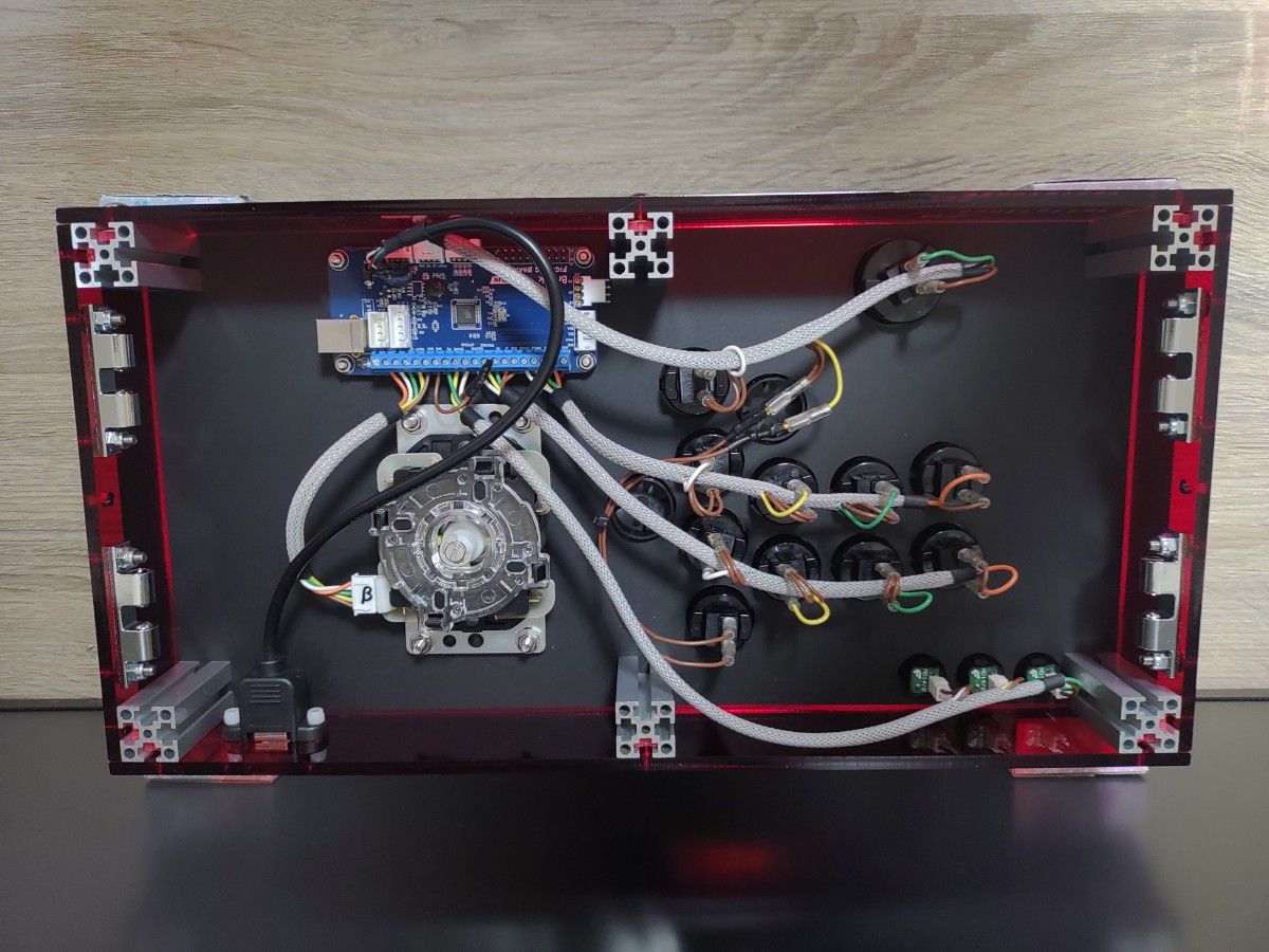 静音 アケコン AFG-コントローラー type-alpha+ レバータイプ 24mm