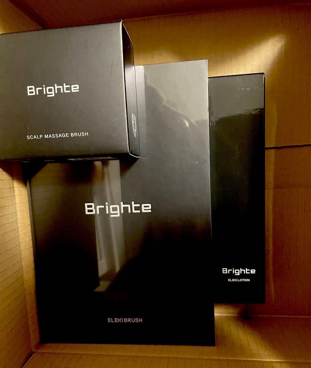 佐々木希新品未開封 Brighte 本体 ローション スカルプブラシ 3点