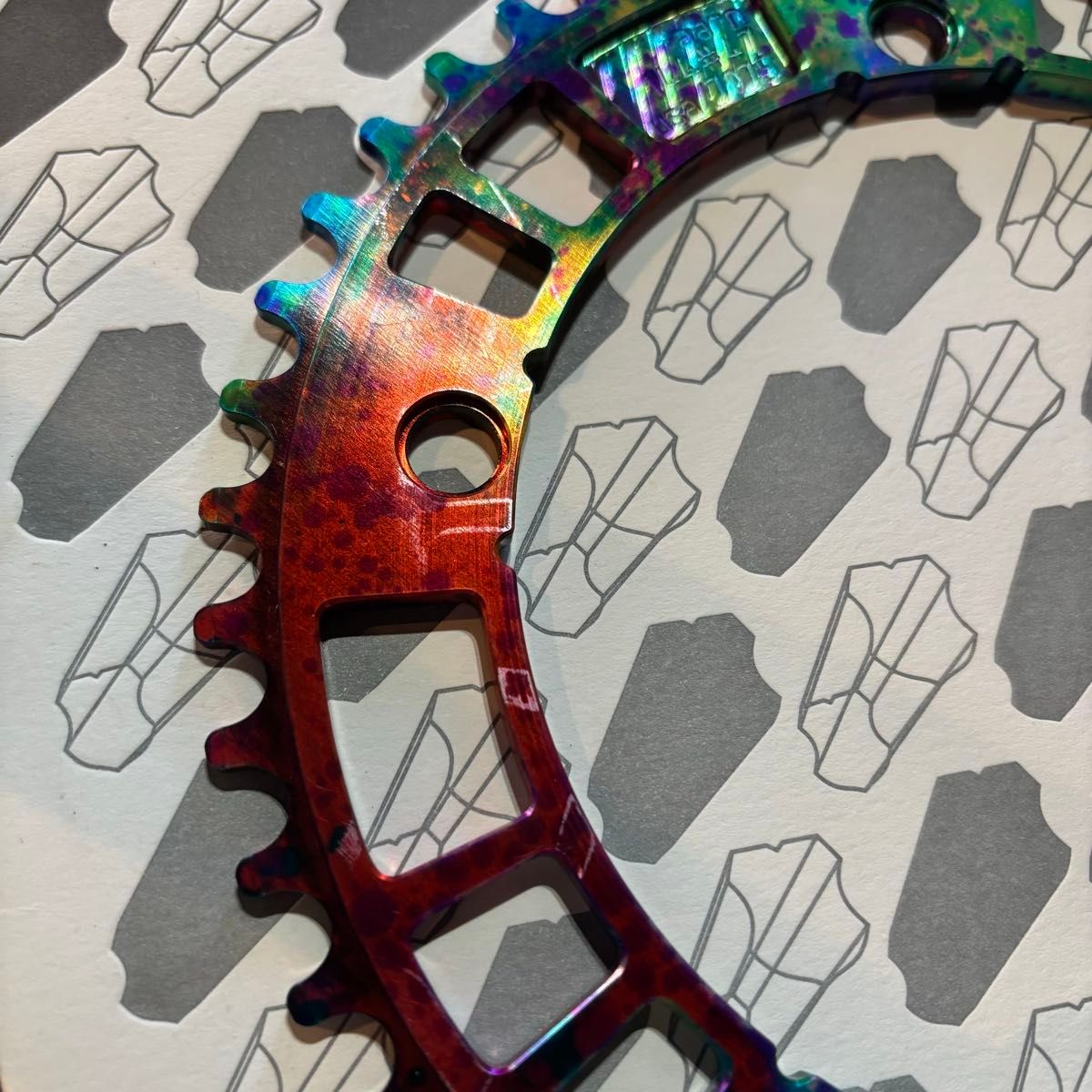 aarn 47T rainbow sprash チェーンリング ピスト｜Yahoo!フリマ（旧