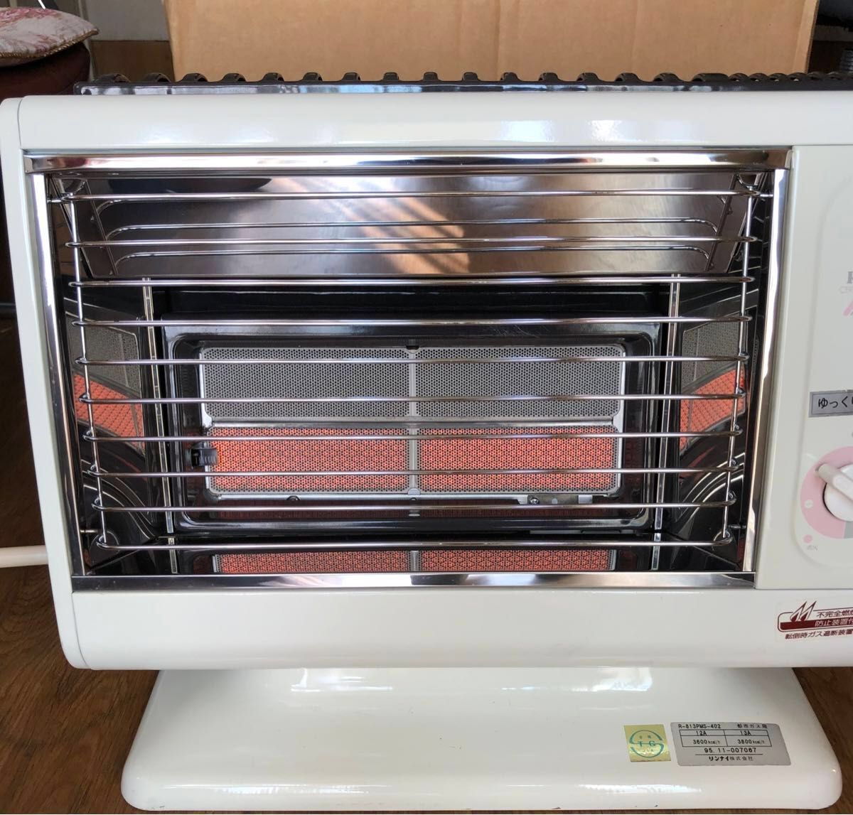 リンナイ ガス赤外線ストーブ R-813PMS-402 都市ガス 12A 13A｜Yahoo