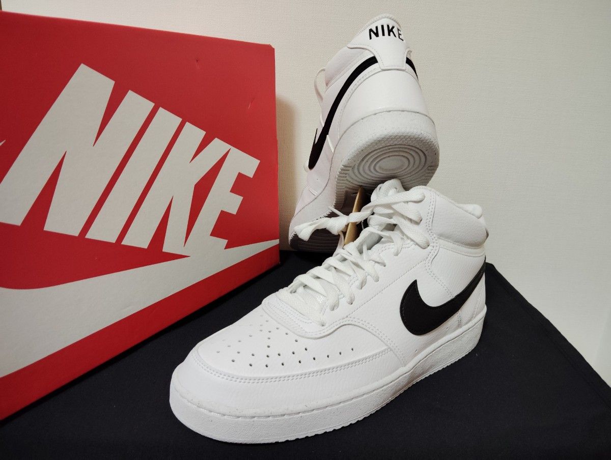 新品27 5cmナイキNIKEメンズコートビジョンミッドCOURTVISIONMID