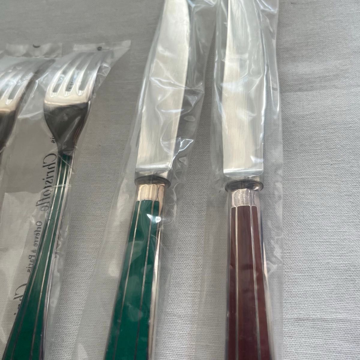 未使用品 クリストフル タリスマン 七宝 カトラリー ディナー