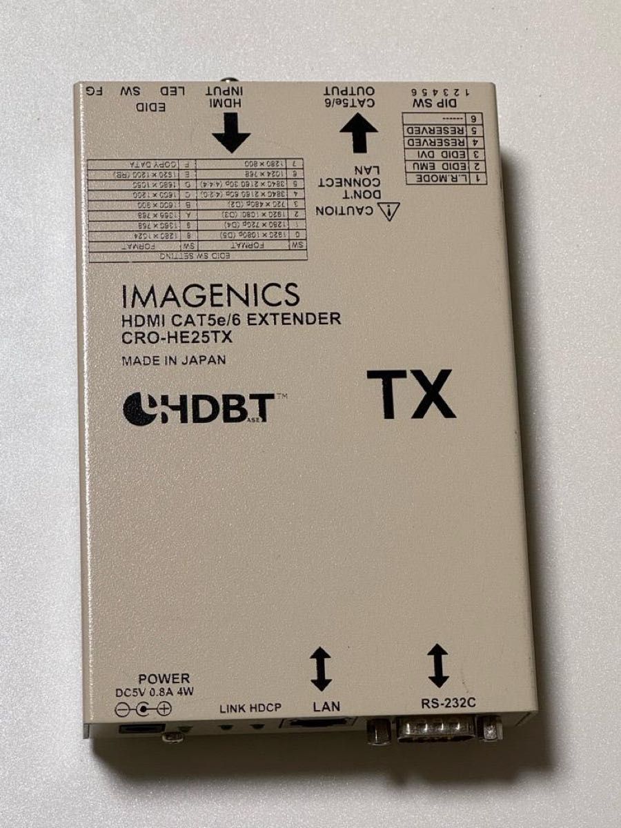 HDMI延長 送信機 CRO-HE25TX｜Yahoo!フリマ（旧PayPayフリマ）