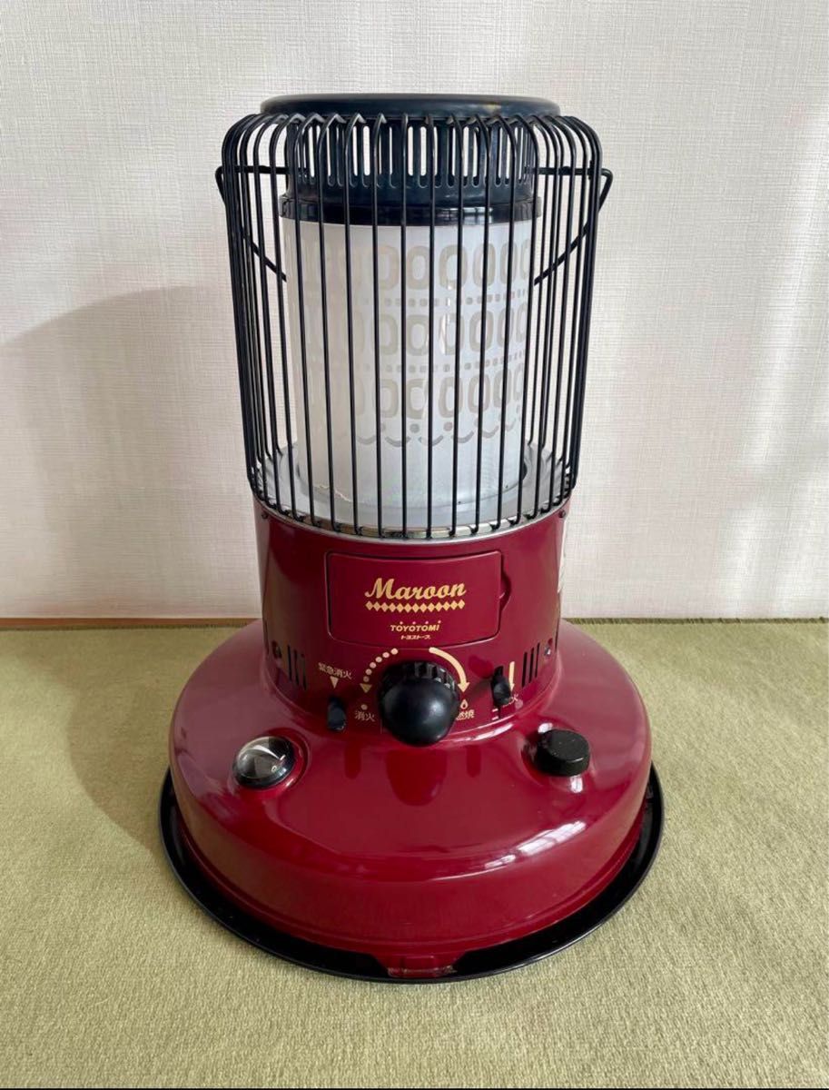 レア】トヨトミ 自然通気形開放式石油ストーブ MR-25D(R)マルーン