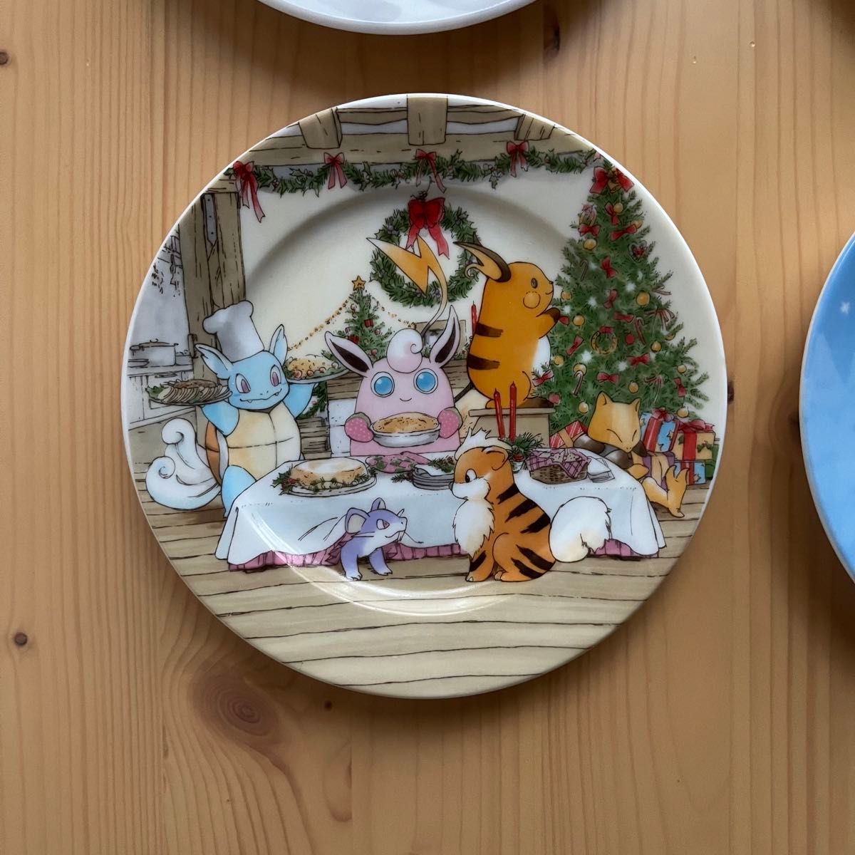 ポケモン ポケモンセンター 1998 クリスマスプレート 絵皿 当時物