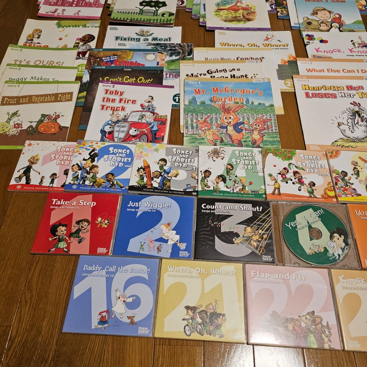 グレープシード 子ども向け 英語教材 Grape SEED DVD CD 本 未就学児