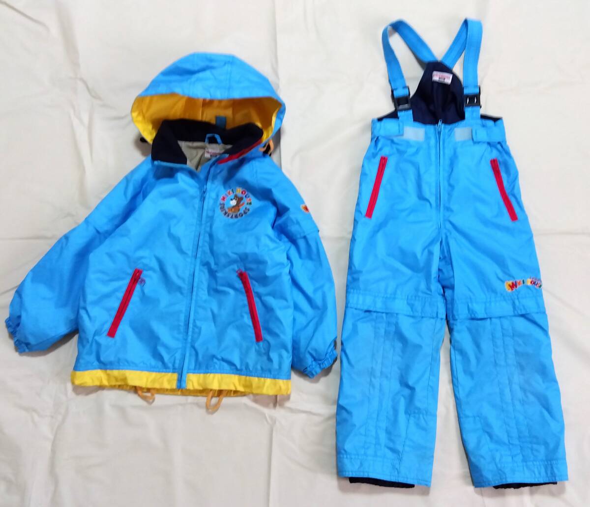 MIKIHOUSE ミキハウス 中綿入り スキーウェア 上下 セットアップ 丈