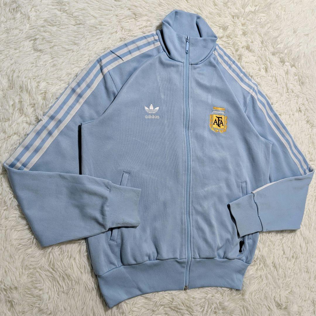 超希少アディダスアルゼンチン代表トラックジャケットライトトップ