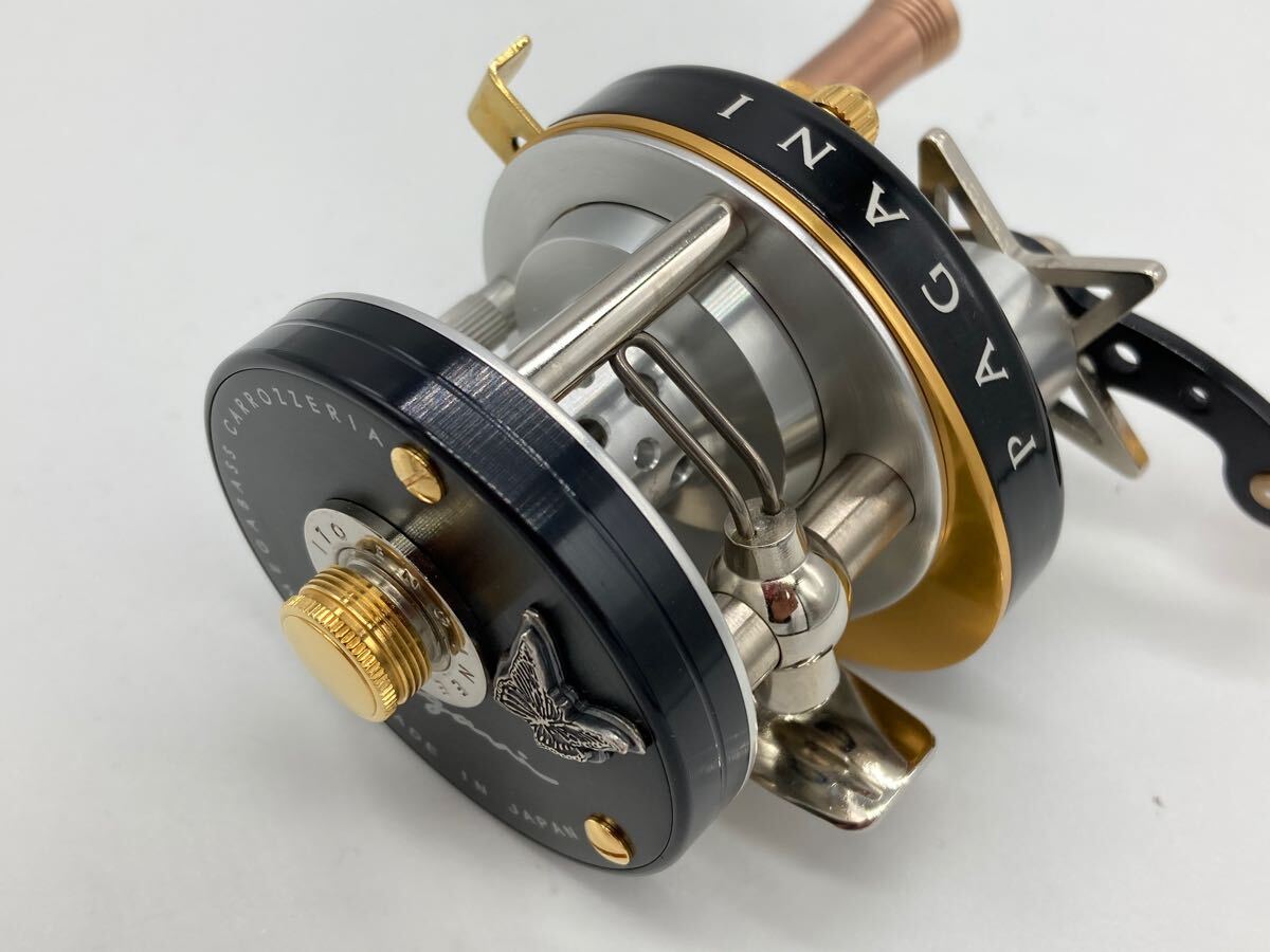 Megabass PAGANI P200L BLACK/CHROME 左巻き メガバス パガーニ 渓流