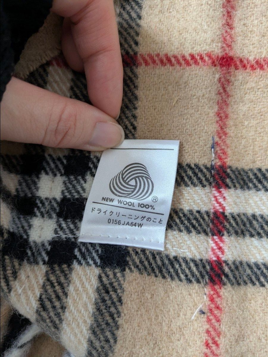バーバリー ひざ掛け ブランケット ウール100% BURBERRY 新品未使用