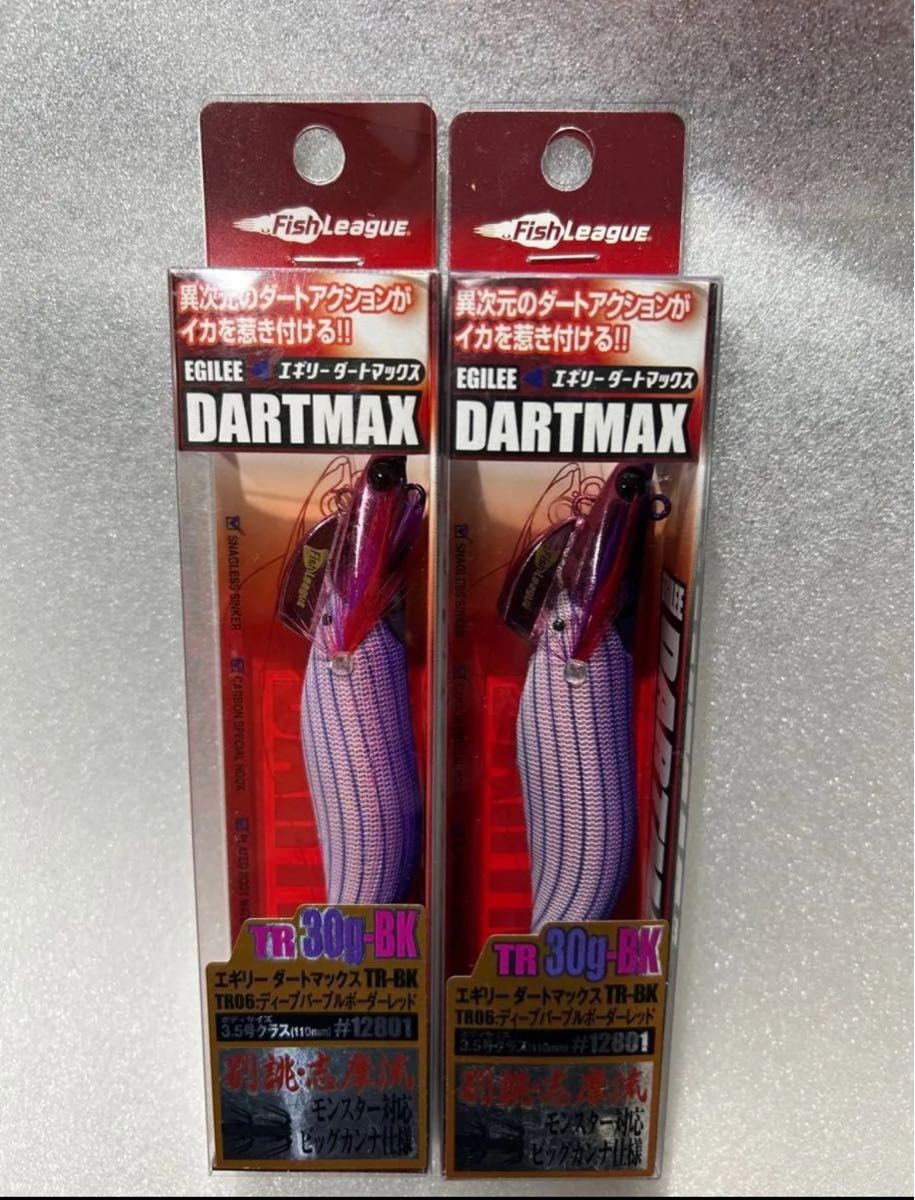 ダートマックス TR 30g ティップラン エギ ディープパープルボーダー