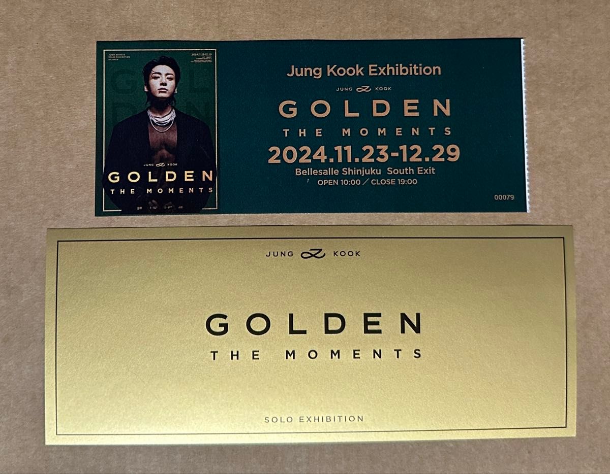 BTS ジョングク 展示会 入場特典 トレカ コンプリート GOLDEN The