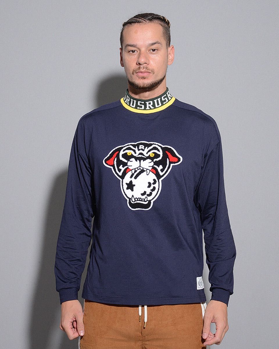 size7】秋冬 ラッセルノ Russeluno GOLF モックネックシャツ ゴルフ