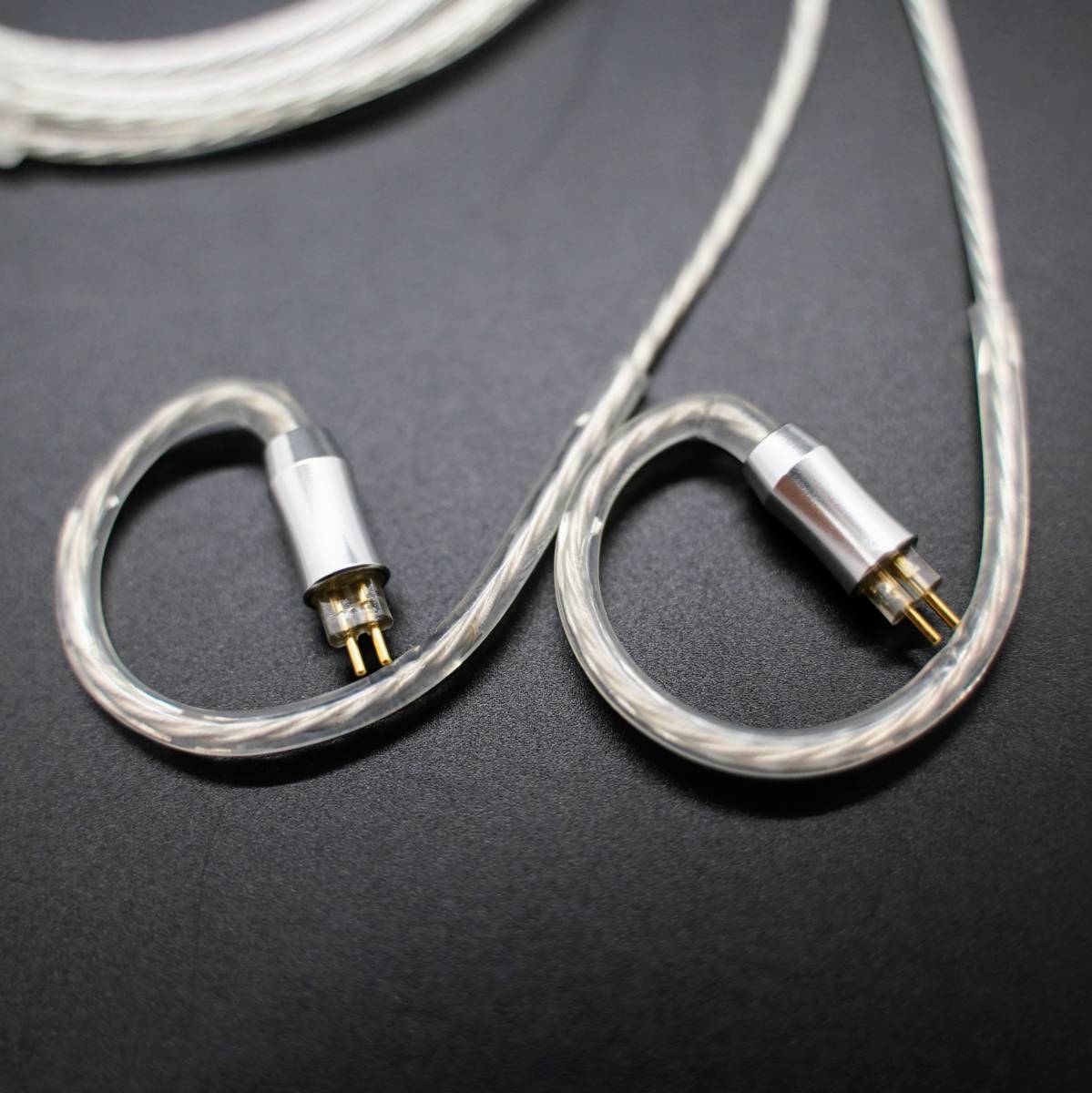 最高峰7N 超冷凍製単結晶銅銀メッキ リケーブル2Pin/4 4mmL字バランス
