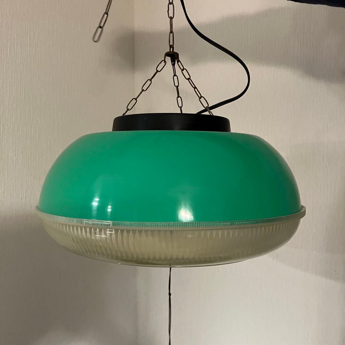 昭和レトロ 吊り下げ 電灯 照明 ペンダントライト 蛍光灯 日立製作所