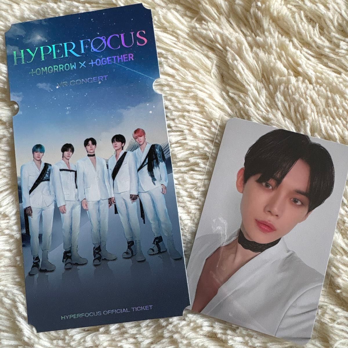 TXT ヨンジュン VRコンサート 入場特典 トレカ オフィシャルチケット