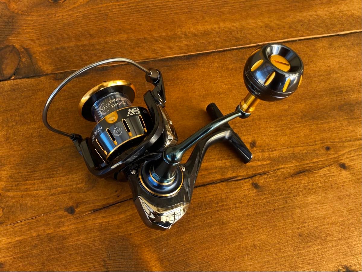 スピニングリール 5000番 ショアジギング ねじ込み式パワーハンドル