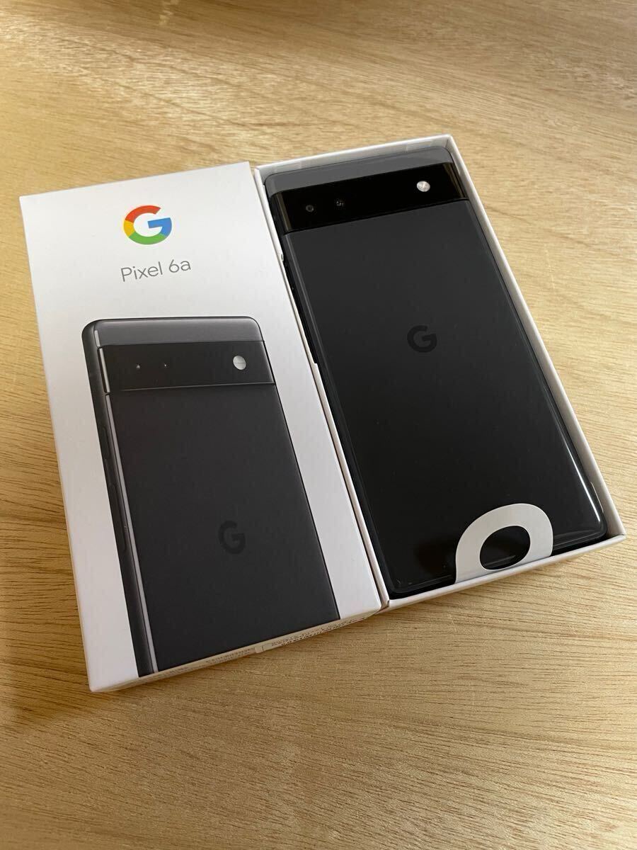 送料無料 未使用 Google Pixel 6a 128GB チャコール 判定◯ UQ