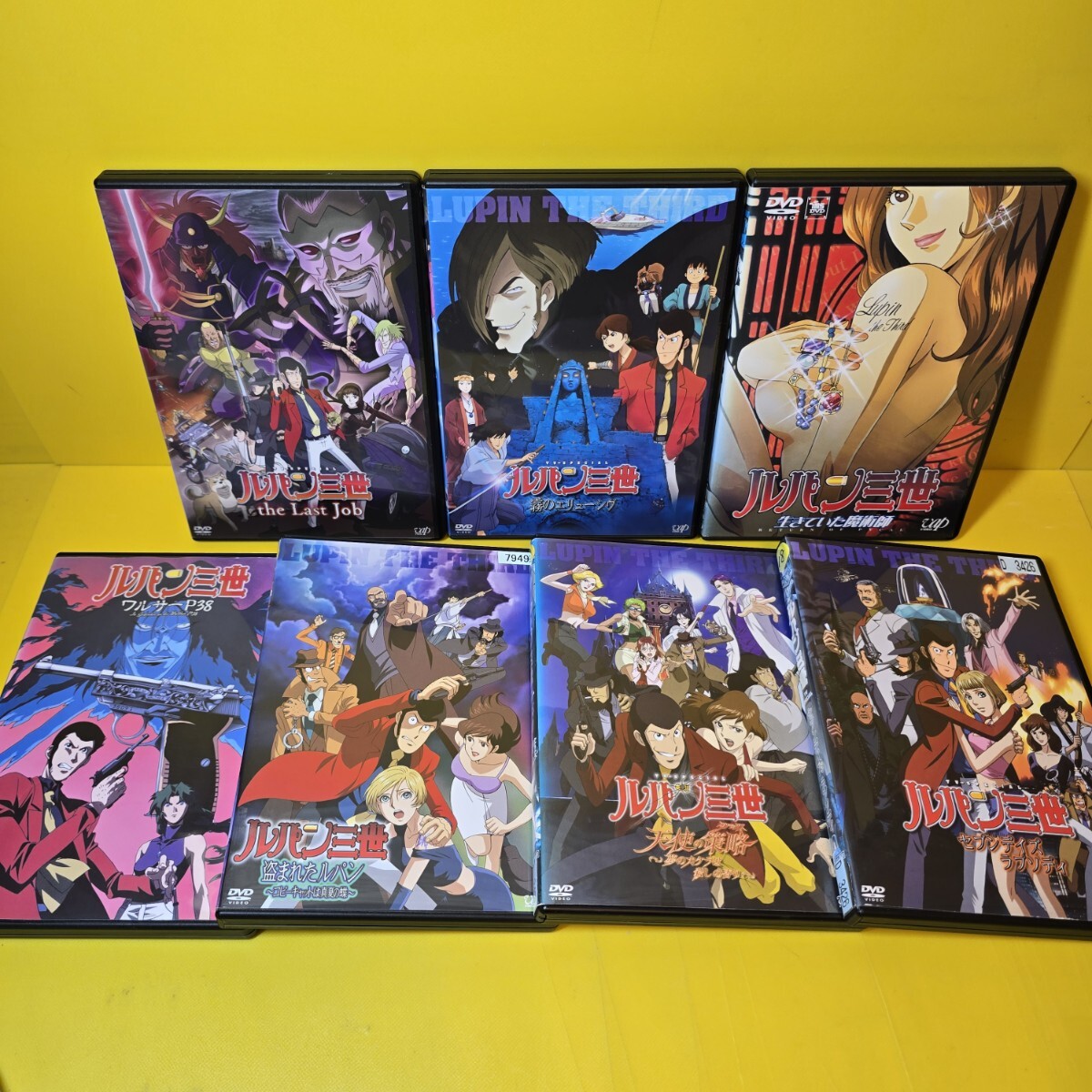 新品ケース交換済み ルパン三世 TVスペシャル OVA 劇場版DVD19本セット