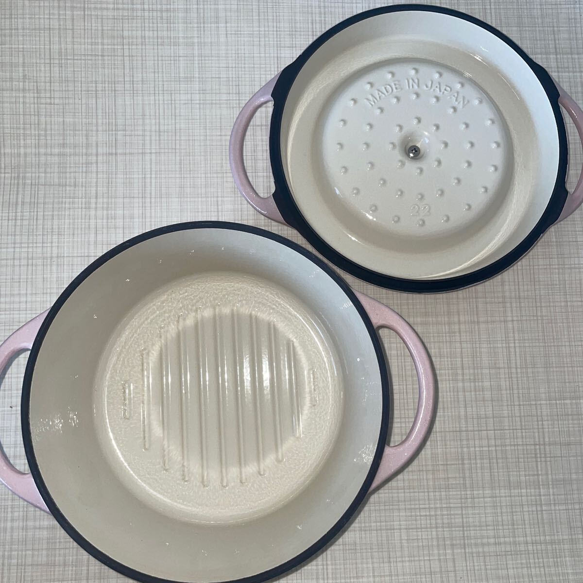 即決 未使用 VERMICULAR バーミキュラ オーブンポットラウンド 両手鍋