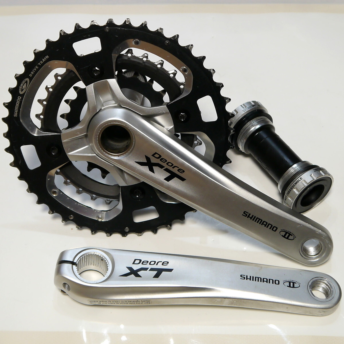 Yahoo!オークション - シマノ DEORE XT クランクセット BB付 FC-M770 1
