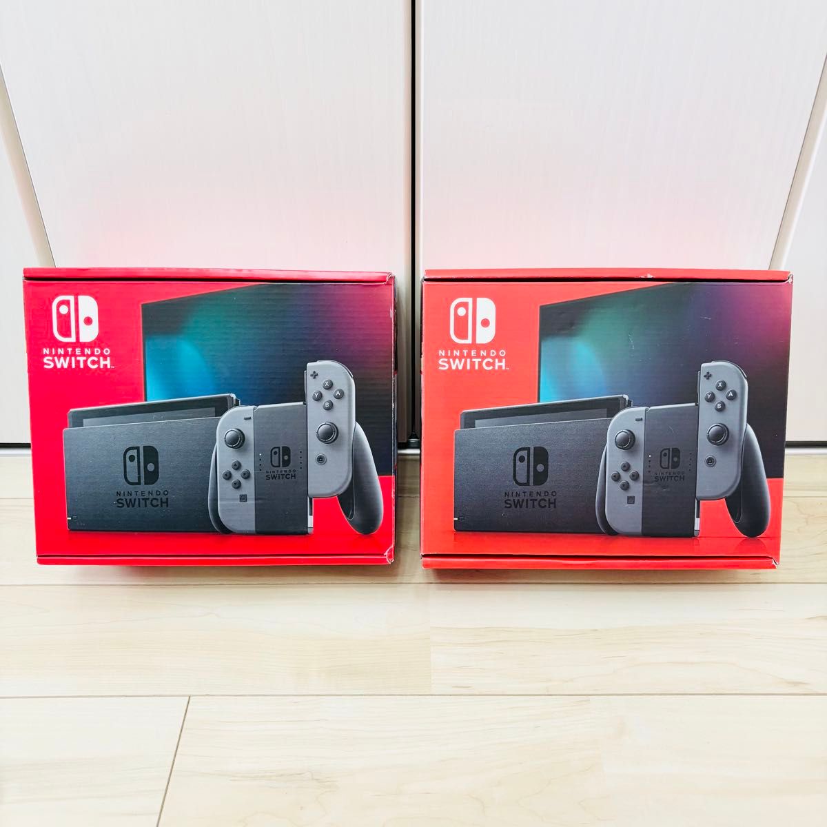未使用】2台セット バッテリー強化版 Nintendo Switch ニンテンドー