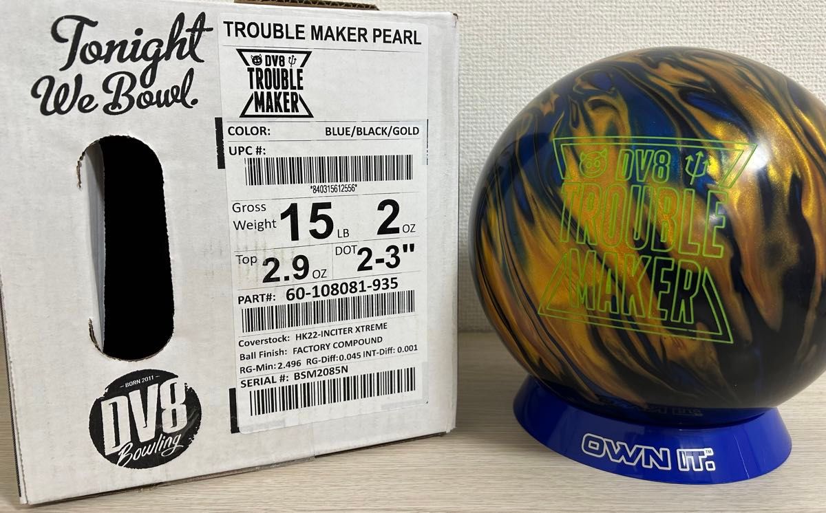 ボウリング トラブルメーカーパール(15ポンド)新品｜Yahoo!フリマ（旧