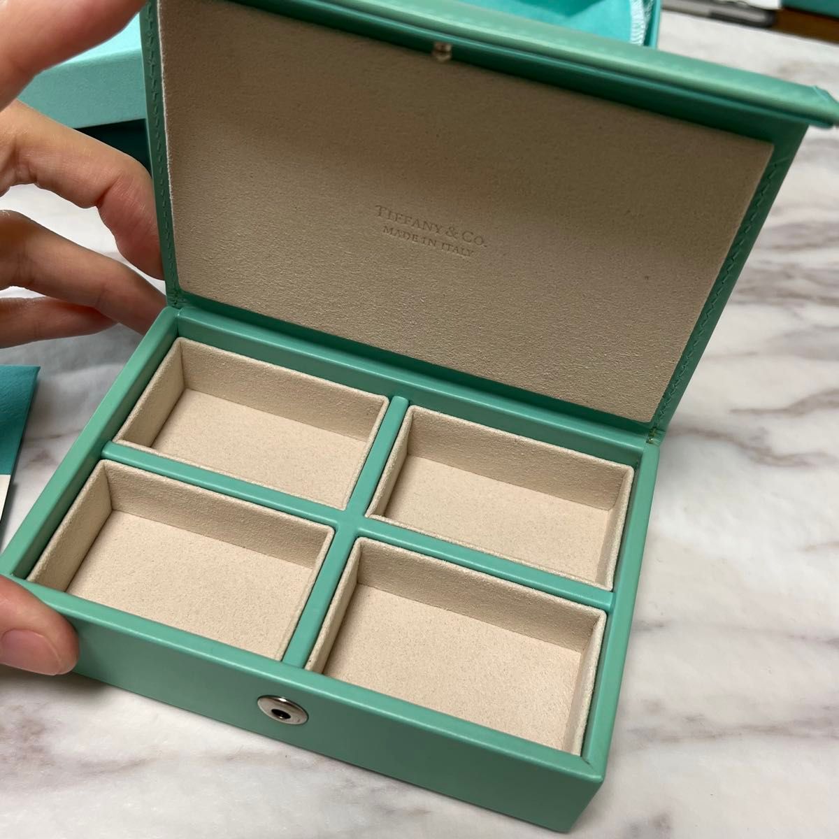 ティファニー ブルーボックス レザー 小物入れ｜Yahoo!フリマ（旧